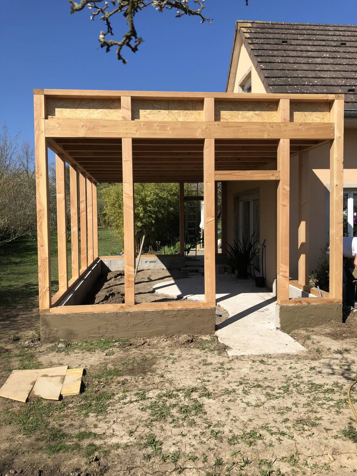 CHANTIER OBERNAI : Dallage pour un jardin d&#8217;hiver Schiltigheim 6