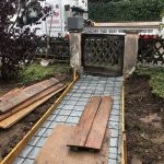 Travaux d&#8217;accessibilité en dalles bétons et assainissement Bischheim 23