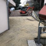Pose d&#8217;enrobé à l&#8217;entrée ambulances d&#8217;une maison de retraite à Barr Sélestat 6