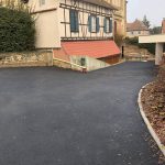 Pose d&#8217;enrobé à l&#8217;entrée ambulances d&#8217;une maison de retraite à Barr Schiltigheim 0