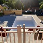 Pose de mur L / Création d&#8217;une piscine / Terrassement / Dalle sur plot / Maçonnerie / Enrobé / Macadam / Bordure granit / Escalier suspendu à Gresswiller Obernai 2