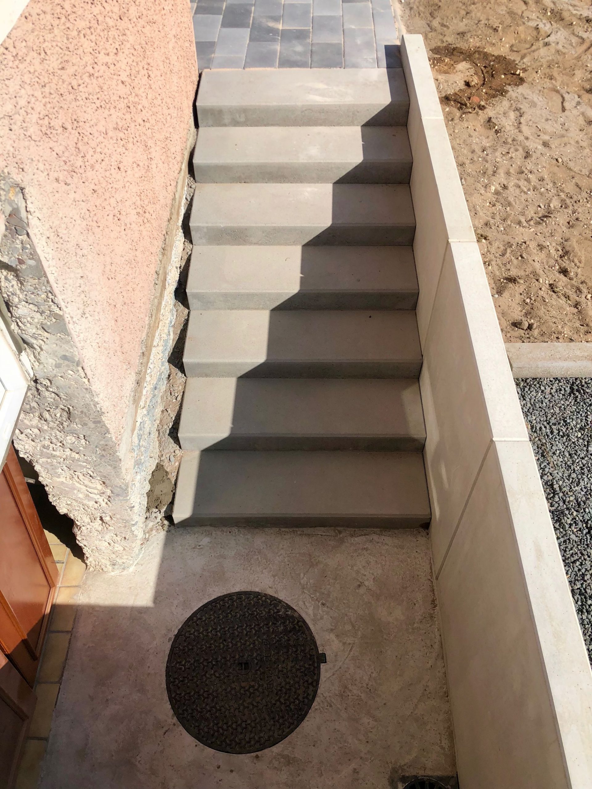 Comment faire un escalier extérieur en béton ? Brumath