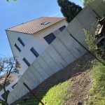 Pose de mur en L / terrassement piscine / pose de drainage à Lutzelhouse Schiltigheim 4