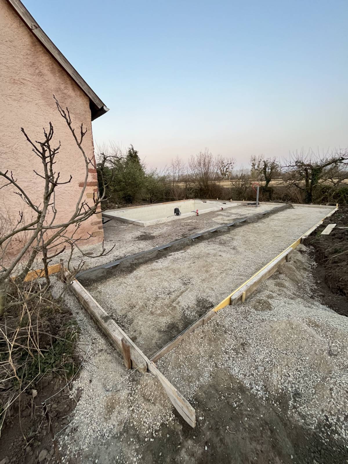 Terrassement, piscine, dalle béton à Krautergersheim Lingolsheim 0