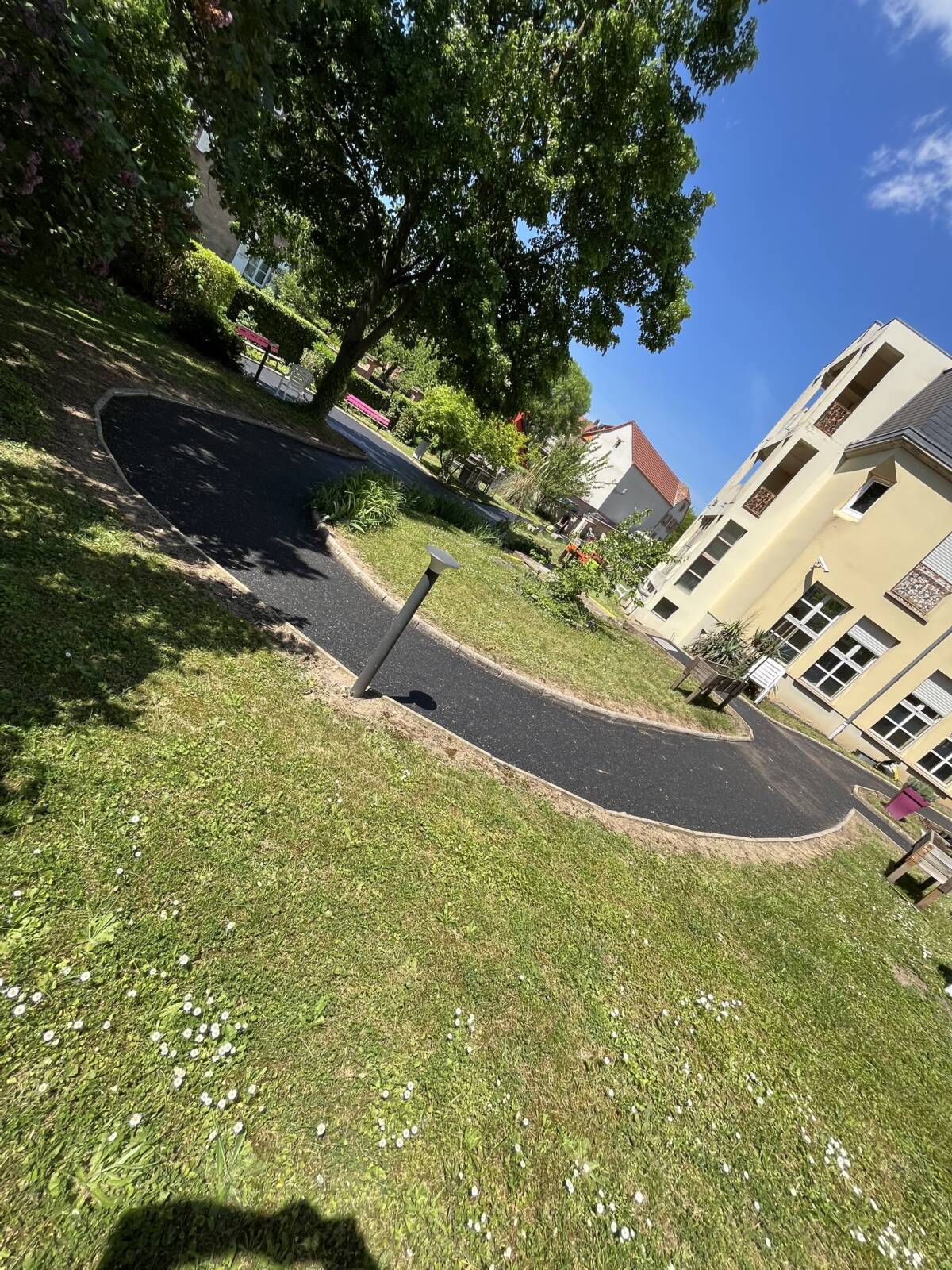 Chantier hôpital de rosheim / Ehpad rosheim / maison de retraite rosheim / terrassement / assainissement / macadam / enrobé Sélestat 1