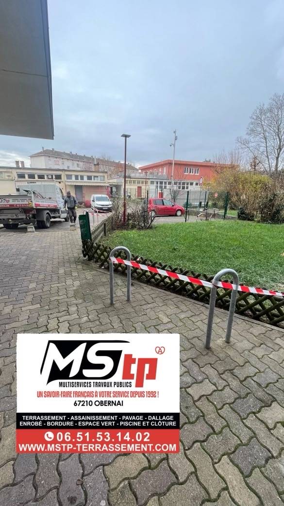 Mise en place arceau de vélo à Obernai : Terrassement / beton Illkirch-Graffenstaden 0