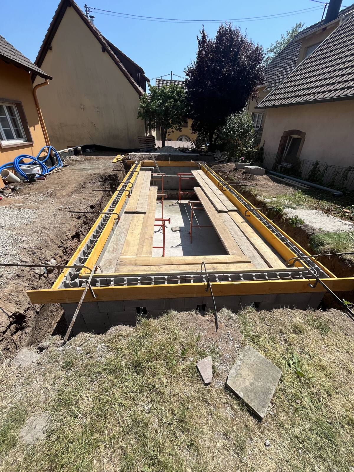 Terrassement et gros-oeuvre d&#8217;une piscine à Ottrott Illkirch-Graffenstaden 0