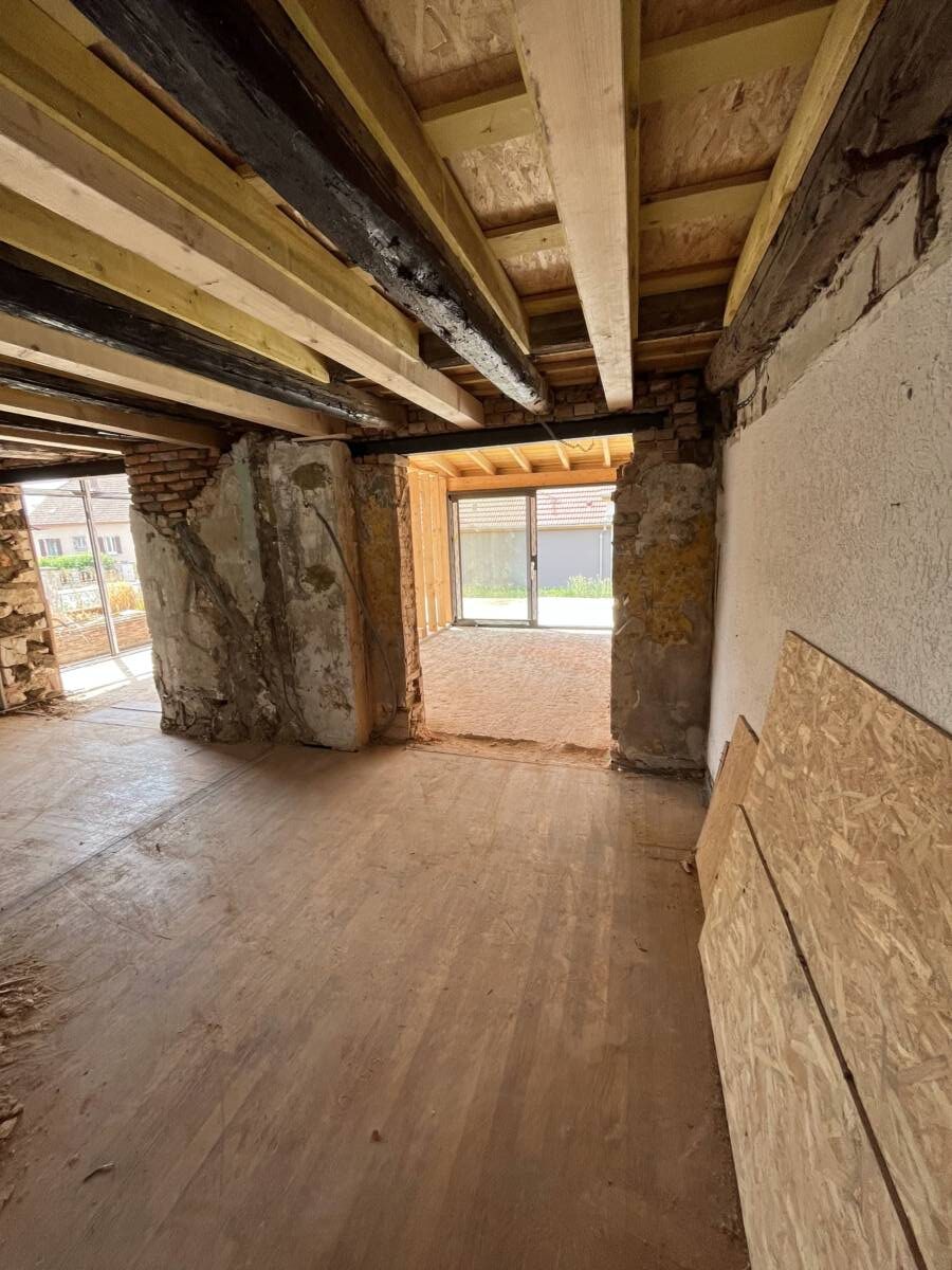 Chantier Niedernai : Gros chantier de démolition intérieur / maçonnerie / IPN / linteau Sélestat 0