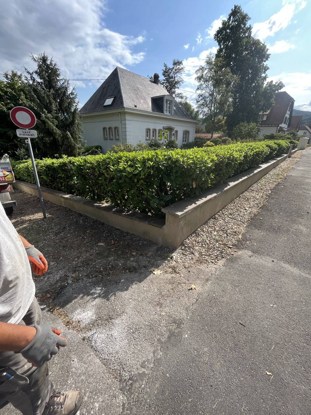 Pose de nouvelles couvertines à Boersch Schiltigheim 3