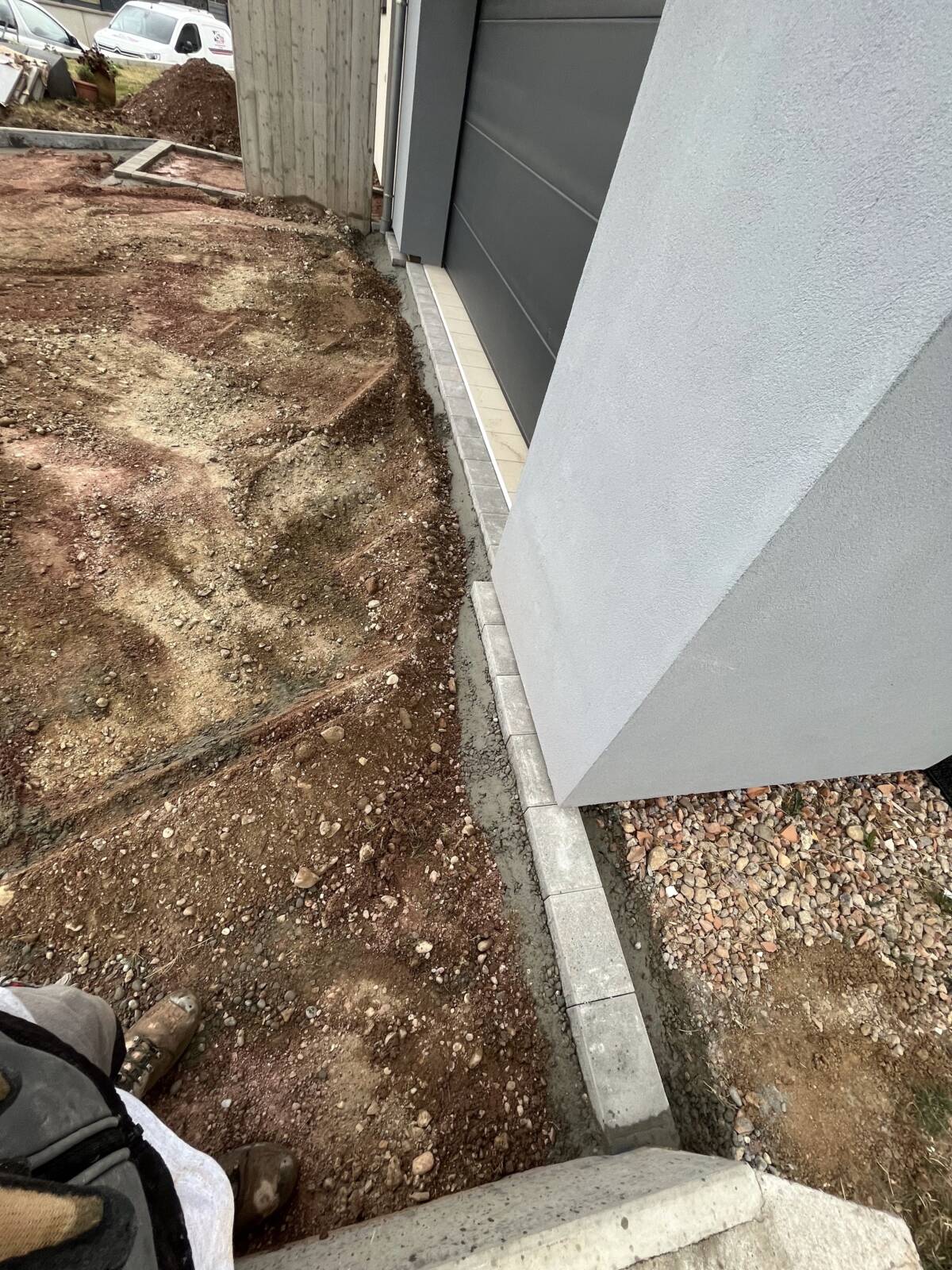 Terrassement / bordure / dalle / macadam / enrobé / fil pavés Sélestat 0